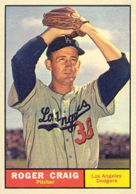 1961 Topps Roger Craig #543 Baseball Card