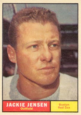 1961 Topps Jackie Jensen #540 Baseball Card