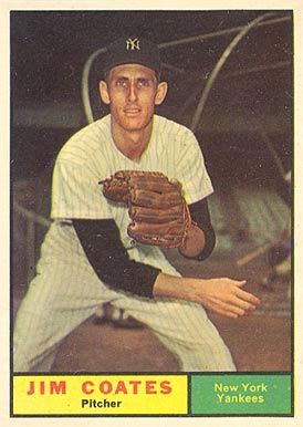 1961 Topps Jim Coates #531 Baseball Card