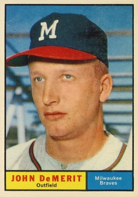 1961 Topps John DeMerit #501 Baseball Card
