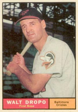 1961 Topps Walt Dropo #489 Baseball Card