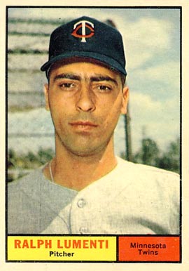 1961 Topps Ralph Lumenti #469 Baseball Card