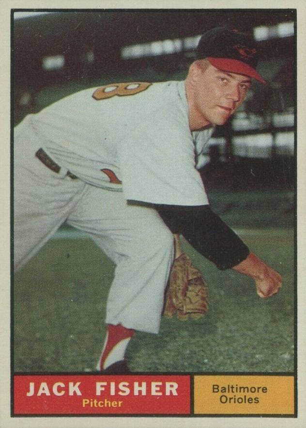1961 Topps Jack Fisher #463j Baseball Card