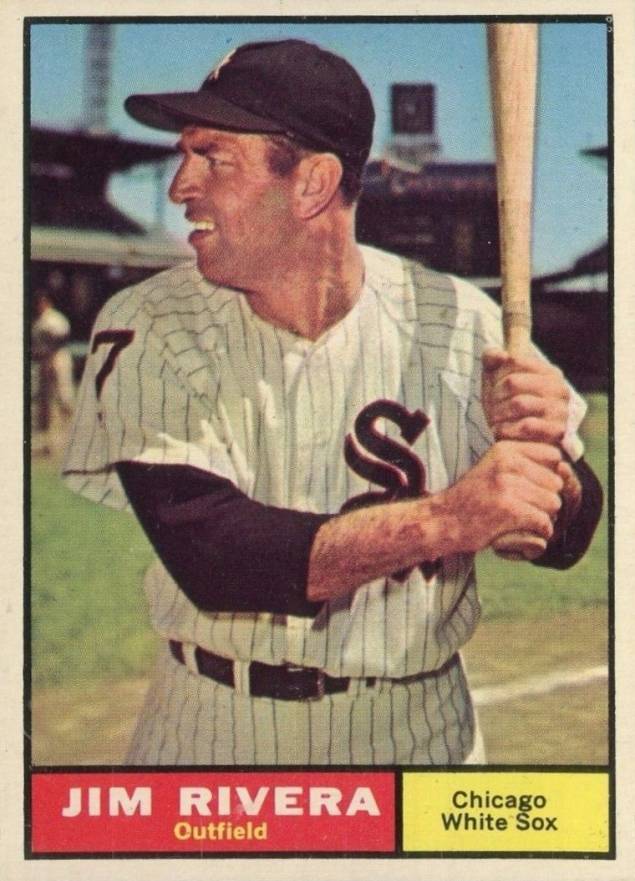 1961 Topps Jim Rivera #367 Baseball Card