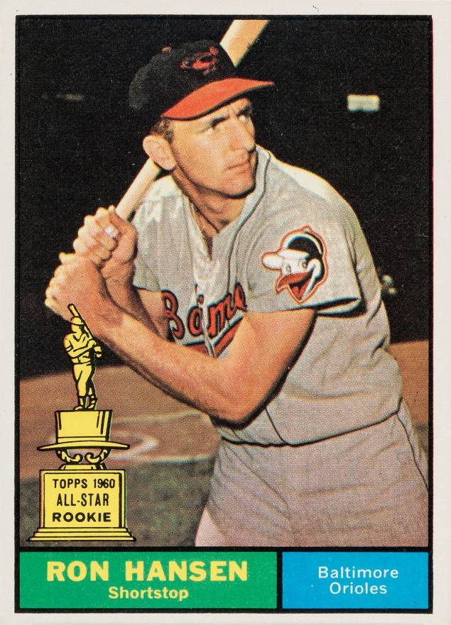 1961 Topps Ron Hansen #240 Baseball Card