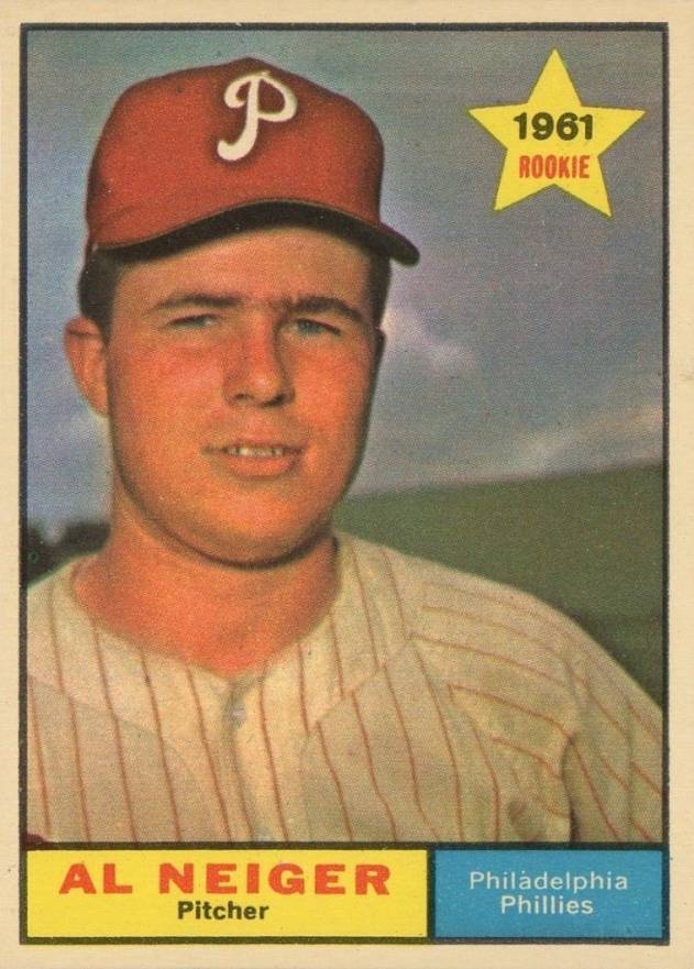 1961 Topps Al Neiger #202 Baseball Card
