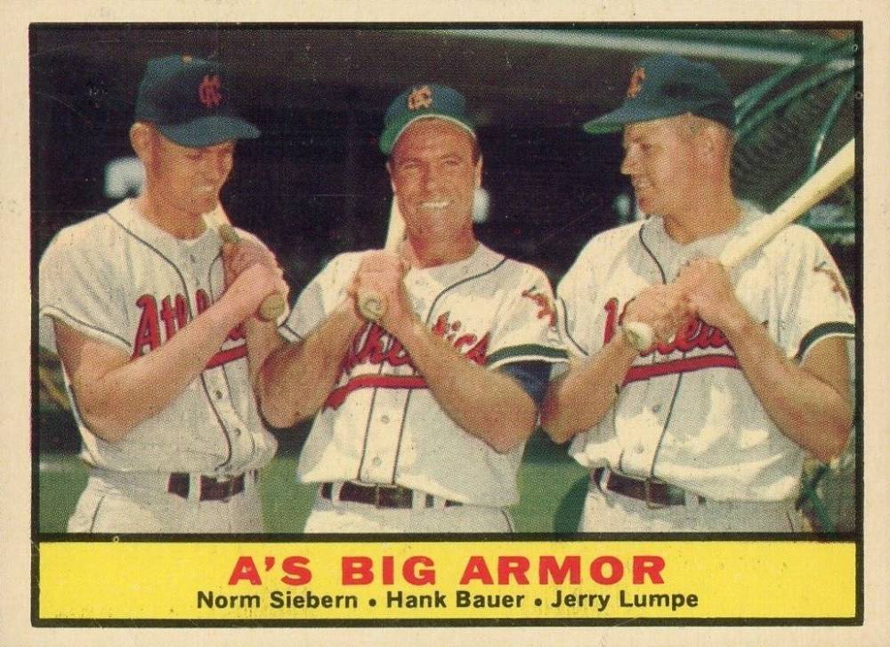 1961 Topps A's Big Armor #119 Baseball Card