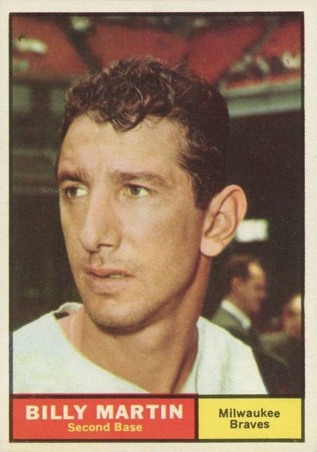 1961 Topps Billy Martin #89 Baseball Card