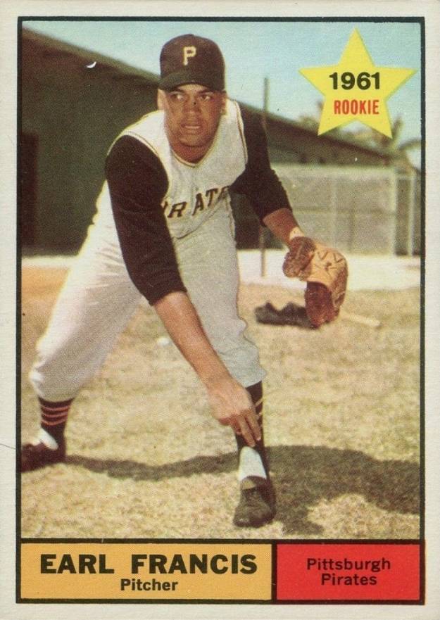 1961 Topps Earl Francis #54 Baseball Card