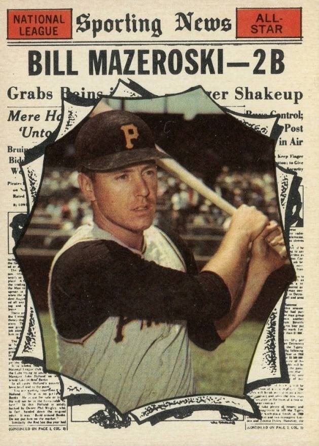 1961 Topps Bill Mazeroski #571 Baseball Card