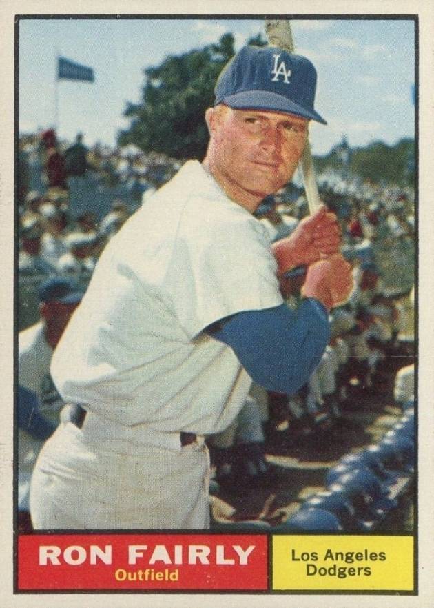 1961 Topps Ron Fairly #492c Baseball Card