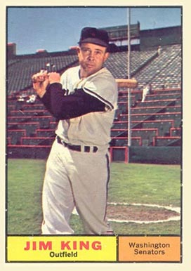 1961 Topps Jim King #351 Baseball Card