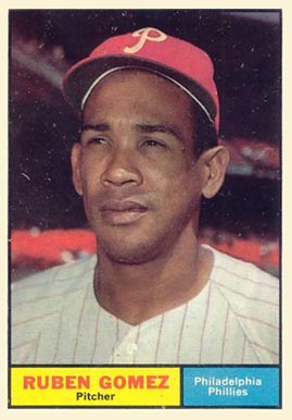 1961 Topps Ruben Gomez #377 Baseball Card