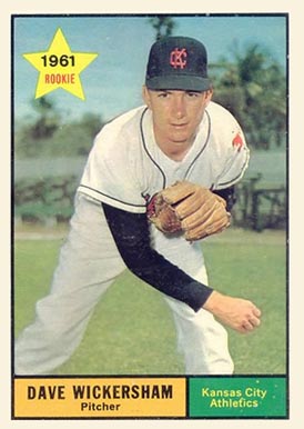 1961 Topps Dave Wickersham #381 Baseball Card
