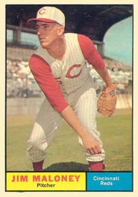 1961 Topps Jim Maloney #436 Baseball Card