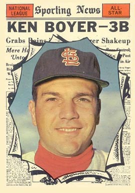 1961 Topps Ken Boyer #573 Baseball Card