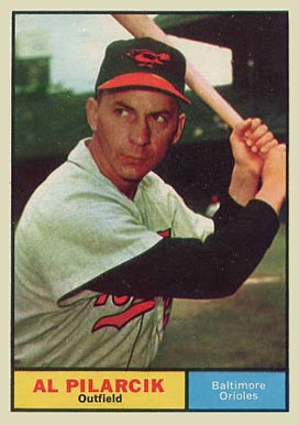 1961 Topps Al Pilarcik #62 Baseball Card