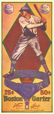 1914 Boston Garter Color Joe Jackson # Baseball Card