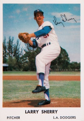 1962 Bell Brand Dodgers Larry Sherry #51 Baseball Card