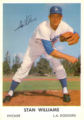 1962 Bell Brand Dodgers Stan Williams #40 Baseball Card