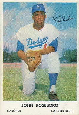 1962 Bell Brand Dodgers John Roseboro #8 Baseball Card