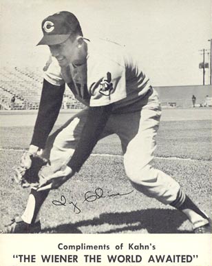 1962 Kahn's Wieners Ty Cline # Baseball Card
