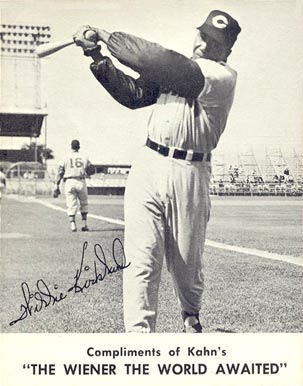 1962 Kahn's Wieners Willie Kirkland # Baseball Card