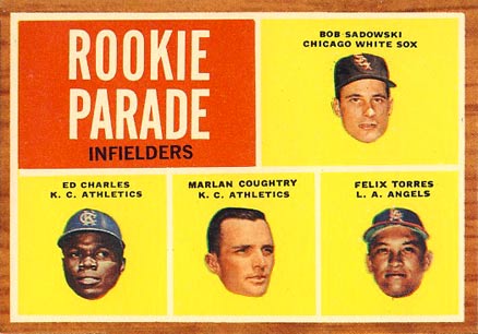 1962 Topps Rookie Parade Infielders #595 Baseball Card