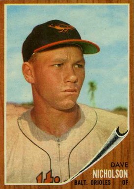 1962 Topps Dave Nicholson #577 Baseball Card