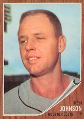 1962 Topps Ken Johnson #278 Baseball Card