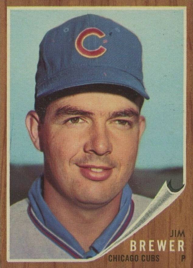 1962 Topps Jim Brewer #191 Baseball Card