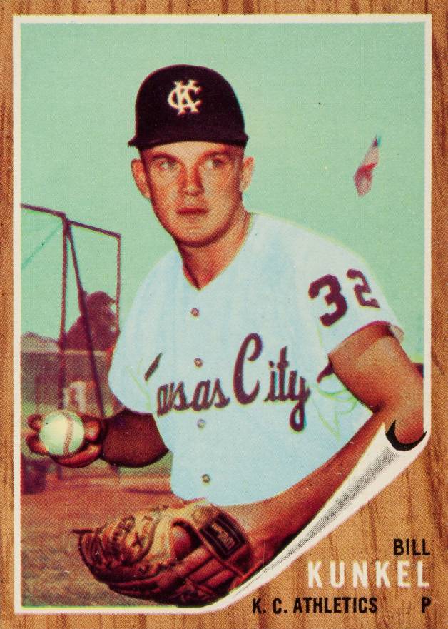 1962 Topps Bill Kunkel #147pi Baseball Card