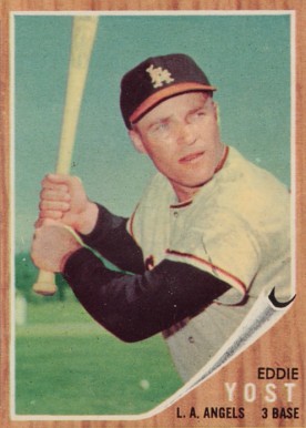 1962 Topps Eddie Yost #176b Baseball Card