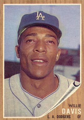 1962 Topps Willie Davis #108 Baseball Card