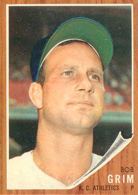 1962 Topps Bob Grim #564 Baseball Card