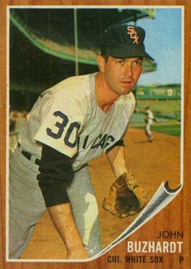 1962 Topps John Buzhardt #555 Baseball Card