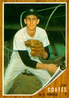 1962 Topps Jim Coates #553 Baseball Card