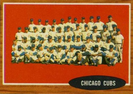 1962 Topps Chicago Cubs Team #552 Baseball Card