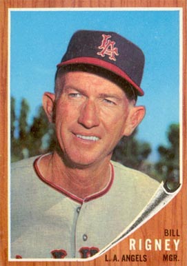 1962 Topps Bill Rigney #549 Baseball Card