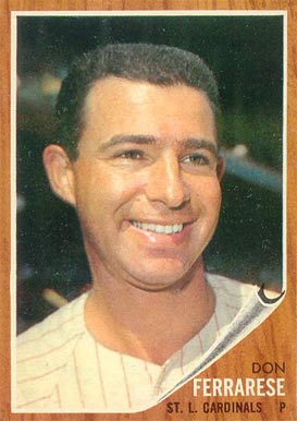 1962 Topps Don Ferrarese #547 Baseball Card