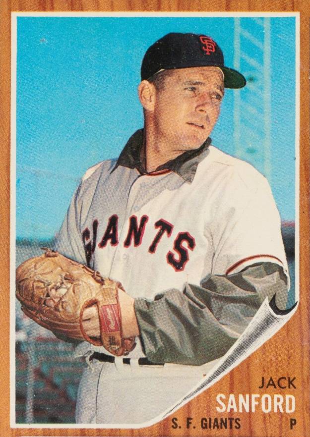 1962 Topps Jack Sanford #538 Baseball Card