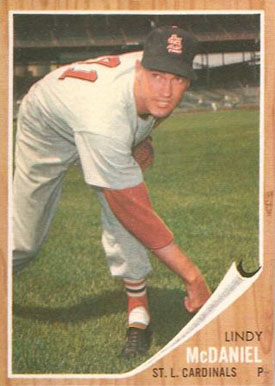 1962 Topps Lindy McDaniel #522 Baseball Card