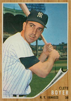 1962 Topps Clete Boyer #490 Baseball Card