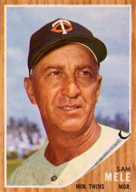 1962 Topps Sam Mele #482 Baseball Card