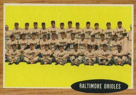 1962 Topps Baltimore Orioles Team #476 Baseball Card