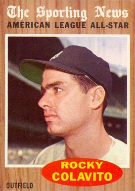 1962 Topps Rocky Colavito #472 Baseball Card
