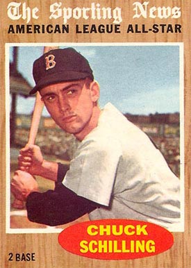 1962 Topps Chuck Schilling #467 Baseball Card