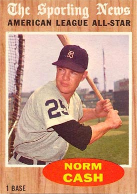 1962 Topps Norm Cash #466 Baseball Card