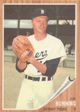 1962 Topps Jim Bunning #460 Baseball Card