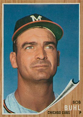 1962 Topps Bob Buhl #458m Baseball Card